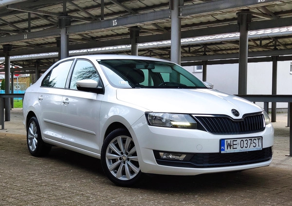 Skoda RAPID cena 32900 przebieg: 173600, rok produkcji 2018 z Sieraków małe 277